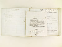 Manuscrit : Monita Secreta Societatis Jesu. Notes sur les Similitudes et 1er Cahier : différences existant entre trois éditions de 1718, 1824 et 1861 ; 2ème Cahier : Comparaison entre les traductions de 1845 et 1861