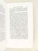 Esquisses Européennes commencées en 1798, et finies en 1815. Pour servir de suite à la Correspondance du Baron de Grimm et de Diderot. [ Edition ...