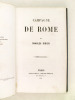 Campagne de Rome [ Edition originale ]. DIDIER, Charles