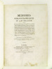 Mémoires Bibliographiques et Littéraires. [ Edition originale ] Les anciennes Bibliothèques de Lyon, l'Arbre de la reconnoissance, le Tombeau de ...
