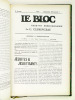 Le Bloc. Gazette Hebdomadaire (Deuxième année Complète : du n° 1 du 5 Janvier 1902 au n° 11 du 15 mars 1902 ). CLEMENCEAU, Georges ; Collectif