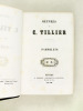 Oeuvres de C. Tillier. Pamphlets.. TILLIER, C. ; [ TILLIER, Claude ]