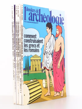 Les dossiers de l'Archéologie (revue) n° 20 à 25 ( année 1977 complète ) : 20. Saint-Jacques-de-Compostelle : les grands chemins des peuples, 8 ...