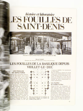 Les dossiers de l'Archéologie (revue) n° 32 à 38 ( année 1979 complète ) : 32. découverts à Saint-Denis : bijoux et parures mérovingiens de la reine ...