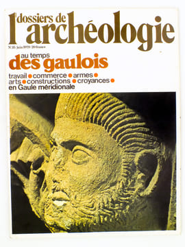 Les dossiers de l'Archéologie (revue) n° 32 à 38 ( année 1979 complète ) : 32. découverts à Saint-Denis : bijoux et parures mérovingiens de la reine ...