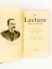 La Lecture - magazine littéraire bi-mensuel , Année 1895 complète en 4 vol. ( correspond aux fasc. du n° 181 au n° 204 ) : Tome 31 ; Tome 32 ; Tome 33 ...