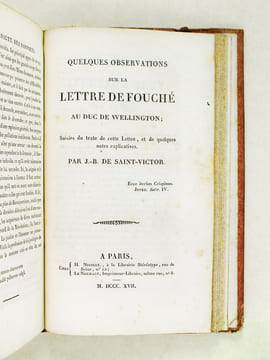 Réflexions sur les Notes du Moniteur des 16, 23, 29 et 30 Novembre ; suivies des notes biographiques, des Généraux Junot, Masséna et Ney, et d'une ...