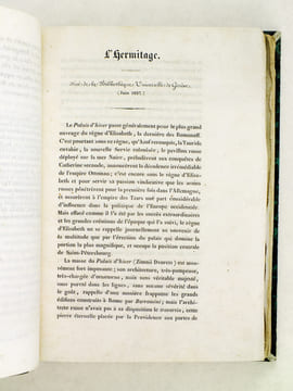 [ Recueil d'articles et tirés-à-part de récits de voyages, et de critique artistique par le Comte Adolphe de Circourt  ] Novgorod-Véliki ; L'Hermitage ...