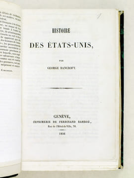 [ Recueil d'articles et tirés-à-part de critique historique et politique, et compte-rendus divers par le Comte Adolphe de Circourt ] Bibliographie ; ...
