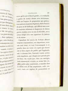De la Littérature Française, pendant le Dix-Huitième siècle.