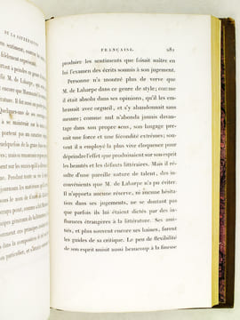 De la Littérature Française, pendant le Dix-Huitième siècle.. BARANTE, M. de