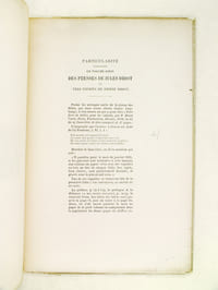 Particularité concernant un Volume sorti des Presses de Jules Didot et vers inédits de Pierre Didot [ Livre dédicacé par l'auteur ]