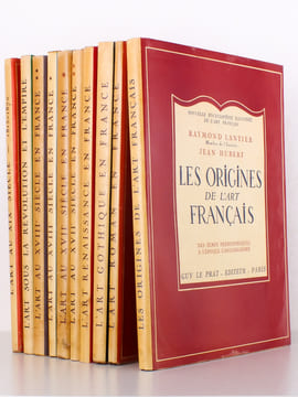 Nouvelle encyclopédie illustrée de l'art français (10 tomes, complet) : 1. Les origines de l'art français, des temps préhistoriques à l'Epoque ...