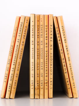 Nouvelle encyclopédie illustrée de l'art français (10 tomes, complet) : 1. Les origines de l'art français, des temps préhistoriques à l'Epoque ...