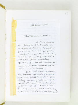 Marquet [ Avec une Lettre autographe signée de Marcelle Marquet au Docteur Raoul Germain : ] "18 février 1964. Cher Docteur et ami, Je vous remercie ...