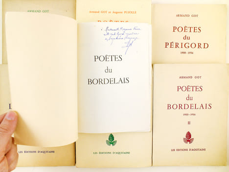 [ Lot de 7 recueils de Poésies locales ] Poètes du Bordelais 1900-1956 (2 Tomes - Complet) ; Poètes des Landes 1900-1958 ; Poètes de l'Agenais ...