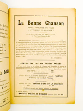 Les chants de guerre de Botrel ( La Bonne Chanson n° 83 ) : Rosalie , Guillaume s'en va-t-en guerre , La lettre du soldat , Le petit fusil de bois , ...