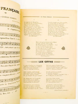 Les chants de guerre de Botrel ( La Bonne Chanson n° 83 ) : Rosalie , Guillaume s'en va-t-en guerre , La lettre du soldat , Le petit fusil de bois , ...
