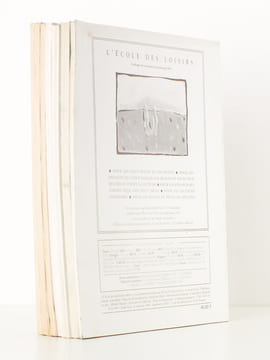 L'école des lettres Second Cycle, Revue bimensuelle éditée par l'Ecole des Loisirs ( lot de 10 numéros thématiques ) : L'Utopie (15 mars 1981) ; ...