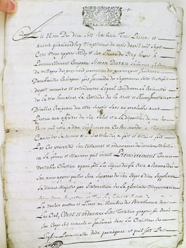 Lot d'archives relatives à l'arrondissement de Bourg-sur-Gironde [ Plus de 150 pièces rédigées entre 1715 et 1880, dont 12 pièces rédigées en 1700 et ...