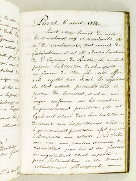 [ Recueil de brochures politique et historiques, impressions bordelaises de l'année 1814 ] Constitution donnée par le Roi au Peuple Français. 4 Juin ...