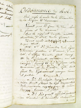 [ Recueil de brochures politique et historiques, impressions bordelaises de l'année 1814 ] Constitution donnée par le Roi au Peuple Français. 4 Juin ...
