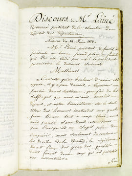 [ Recueil de brochures politique et historiques, impressions bordelaises de l'année 1814 ] Constitution donnée par le Roi au Peuple Français. 4 Juin ...