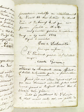 [ Recueil de brochures politique et historiques, impressions bordelaises de l'année 1814 ] Constitution donnée par le Roi au Peuple Français. 4 Juin ...