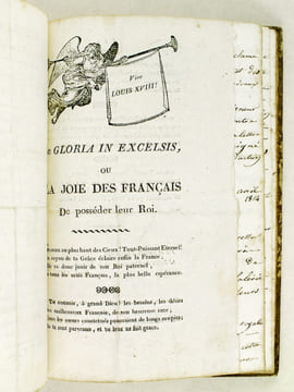 [ Recueil de brochures politique et historiques, impressions bordelaises de l'année 1814 ] Constitution donnée par le Roi au Peuple Français. 4 Juin ...