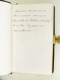 Manuel des Personnes Pieuses, ou Recueil des Prières choisies [ Exemplaire d'Henriette de Chateaubriand ] Manuel des Personnes Pieuses, ou Recueil des Prières choisies pour entretenir la Piété des Fidèles avant et après la réception des sacrements de pénitence et d'eucharistie, et pour d'autres besoins.