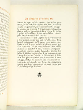 Les Pastorales de Longus ou Daphnis et Chloé. COURIER, Paul-Louis
