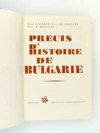 Précis d'histoire de Bulgarie