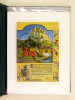 Lot de 14 cartes enluminées d'inspiration médiévale, création G. Delcausse Imagier à Cordes . DELCAUSSE, G. [ DELCAUSSE, Georges (1926-2011) ]