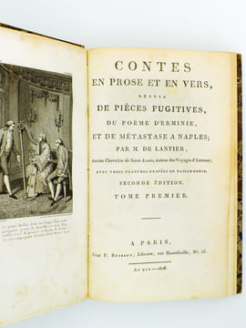 Contes en prose et en vers, suivis de pièces fugitives et du poëme d'Erminie et de Métastase à Naples, par M. de Lantier, ancien chevalier de ...