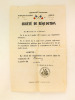 Arrêté de Réquisition pour la commune de Clémery : "Le Ministre de la Guerre, Vu la loi du 3 juillet 1877 relative aux réquisitions militaires ; vu le ...
