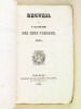 Recueil de l'Académie des Jeux Floraux 1834. Collectif