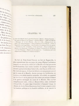 Les Nouvelles Défenses de la France. La Frontière 1870 - 1882. TENOT, Eugène