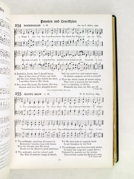 In Excelsis. Hymns with tunes for Christian worship. [ American Church, 21 rue de Berry, Paris - "In Memory of Mrs Alexander W. Shepard of Brooklyn, ...