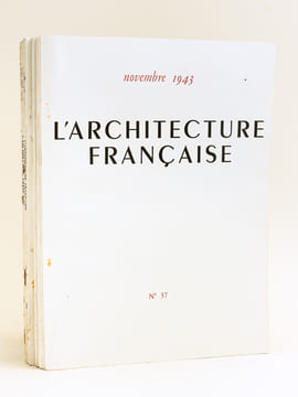 L'Architecture Française [Lot de 17 Numéros  de Février 1942 à Novembre 1943 dont 5 Numéros Spéciaux et 3 numéros doubles ] Numéros 16 : Numéro ...