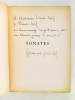 Sonates [ Edition originale - Livre dédicacé par l'auteur ]. PORCHE, François