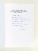 Thematic, Bibliographical, and critical Catalogue of the Works of Luigi Boccherini [ Edition originale - Livre dédicacé par l'auteur ]. GERARD, Yves