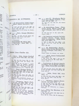 Catalogues régionaux des Incunables des Bibliothèques publiques de France. Volume I : Bibliothèques de la Région Champagne-Ardenne. ARNOULT, ...