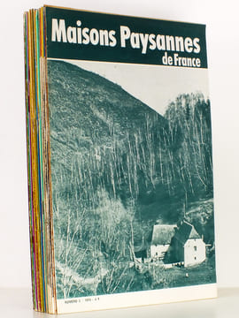 ( Lot de 21 numéros de Maisons Paysannes de France , 1974 à 1980 ) 1974 - 4 ; hiver 1974 75 ; printemps 75 ; été 75 ; N° 4 / 75 ; N° 3 / 76 : N° 4 / ...