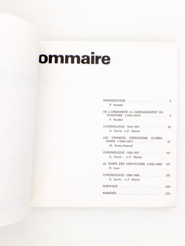 Trente-cinq ans d'urbanisme ( 1944 - 1980 ). CFHU - CRU : Confédération Française pour l'Habitation et l'Urbanisme - Centre de Recherche et de ...