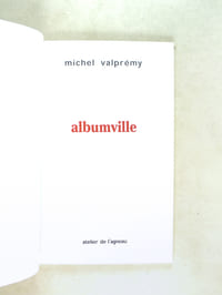 Albumville [ Livre dédicacé par l'illustrateur ]