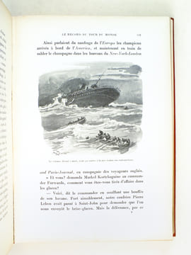 Le Record du Tour du Monde. BERTHAUT, Léon ; ROBIDA (ill.)