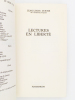 Lectures en liberté [ exemplaire dédicacé par l'auteur à André Frossard ]. CURTIS, Jean-Louis