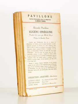 Eugène Oniéguine [ exemplaire dédicacé par le traducteur ]. POUCHKINE, Alexandre ; BAYAT, Michel (trad.) ; FUMET, Stanislas (préf.)