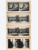 Lot de 17 vues photographiques stéréoscopiques de Blois. [15 aout 1909 ] Numéro 45 : La cour intérieure et la porte d'entrée - 46 : La cour intérieur ...