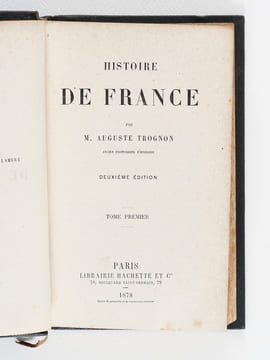 Histoire de France (5 Tomes - Complet). TROGNON, Auguste